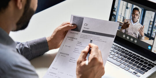 SAP Contractors Conducting Zoom Interview